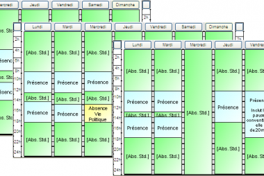 HORAIRES D’UN ÉDUCATEUR